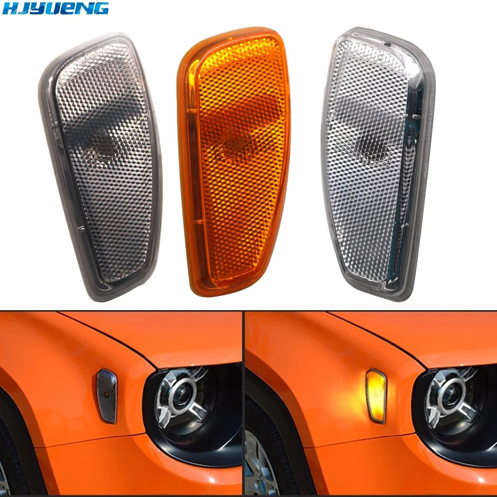 HJYUENG Turn Signal Head Light Side font b Lamp b font For 2015 2016 Jeep Renegade