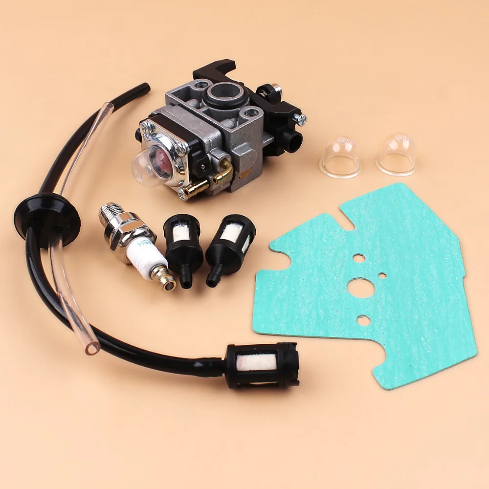 Carburetor Carb Gasket Spark Plug Fuel Line Hose Kit For Honda GX25 GX35 GX 25 35 HHT35 HHT35S FG110 Trimmer Mowers Engine