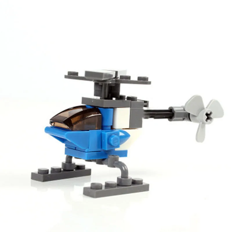 

26Pcs/set Helicopter Model Figures Fancy Toys for Children Building Block Kits Compatible with All Brands
