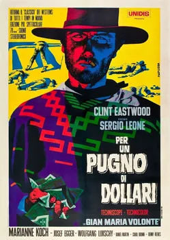 

A FISTFUL OF DOLLARS Movie SILK POSTER Decorative painting 24x36inch