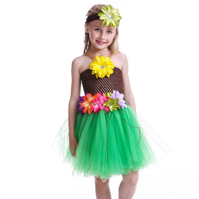 Lilo Tutu Dress Baby Girl Summer Hawaii Dance Dresses Toddler Infant Lilo  Birthday Role Play Outfit Costume With Hat Headband - AliExpress