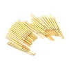 100Pcs/lot R75-2W Brass Flat Head Pin for PCB Testing Spring Test Probe Pins Receptacles Dia 1.32mm Length 24.5mm Without Spring ► Photo 2/6