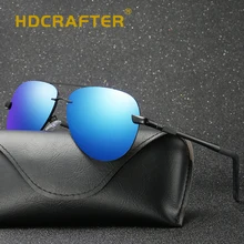 Солнцезащитные очки мужские Поляризованные UV400 вождения солнцезащитные очки для мужчин пилот брендовые дизайнерские солнцезащитные очки высококачественные очки Gafas De Sol