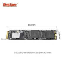 Высокая емкость SSD KingSpec 512gb 1 ТБ m2 2242 2280 nvme pcie SSD внутренний жесткий диск hdd для ноутбука Настольный игровой ПК