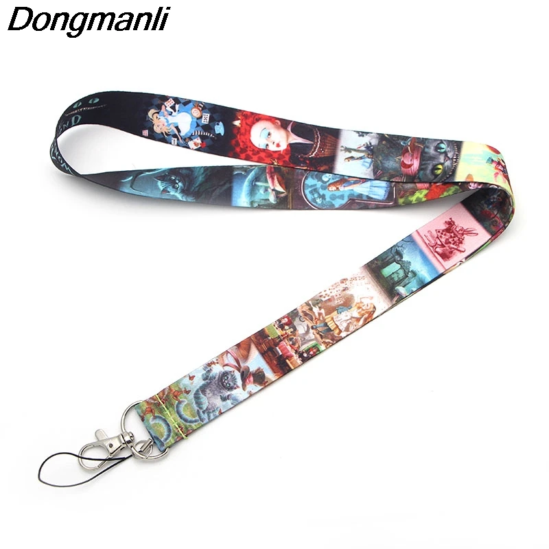 P1919 Dongmanli Детские брелки бейдж со шнурком ID Lanyards/Мобильный телефон Веревка/ключ нашейные ремешки ремни ювелирные изделия