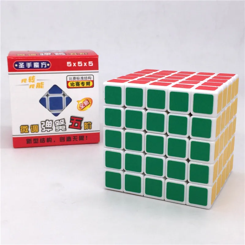 ShengShou Марка 7089A 5x5x5 топ матч Скорость профессиональный Magic Cube подарки для детей развивающие игрушки для детей magic Cube MF503