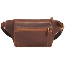 Genuine Leather Men's Fanny Waist Pack Leg Hip Hop Mini Waist Pouch Wallet Male Bum Belt Bag Large Capacity Tote Chest Bag Packs Genuine Leather Men's Fanny Waist Pack Leg Hip Hop Mini Waist Pouch Wallet Male Bum Belt Bag Large Capacity Tote Chest Bag Packs