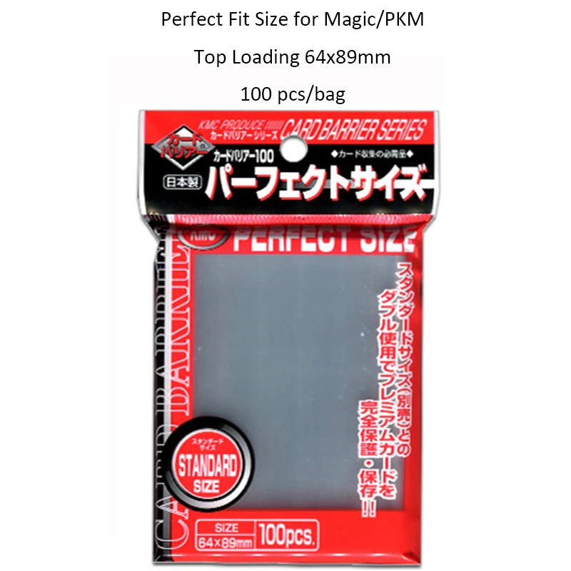 5x Perfect Fit Size Sleeves KMC Card-Barrier 100