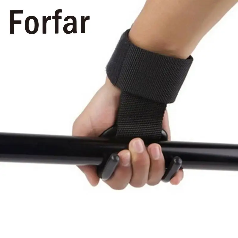 Buy Gym Weight Lifting Hook Glove Training Wrist Power Prevent hand injury New