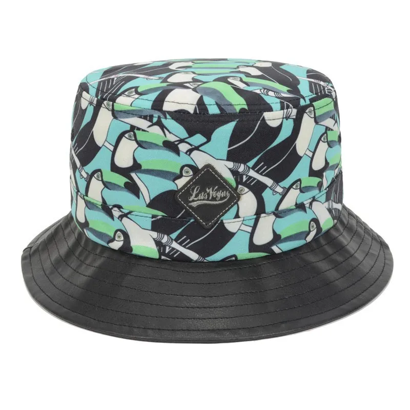 Fashion Couple Penguin Bucket Hat Cap 