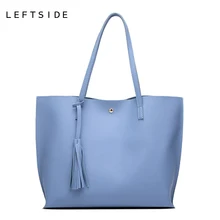 Leftside frauen messenger umhängetaschen große pu-leder tasche weibliche schwarze handtasche dame tote umhängetasche beliebte damen handtaschen