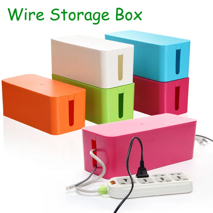 2016 ABS Material Wire Storage Box Cable Manager Organizer Box Power