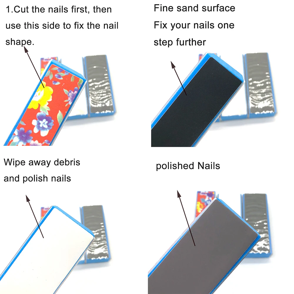 3 шт пилка для ногтей инструменты для ногтей маникюрный блок четыре стороны буфер для ногтей и пилки полированные совершенство полировки блоки