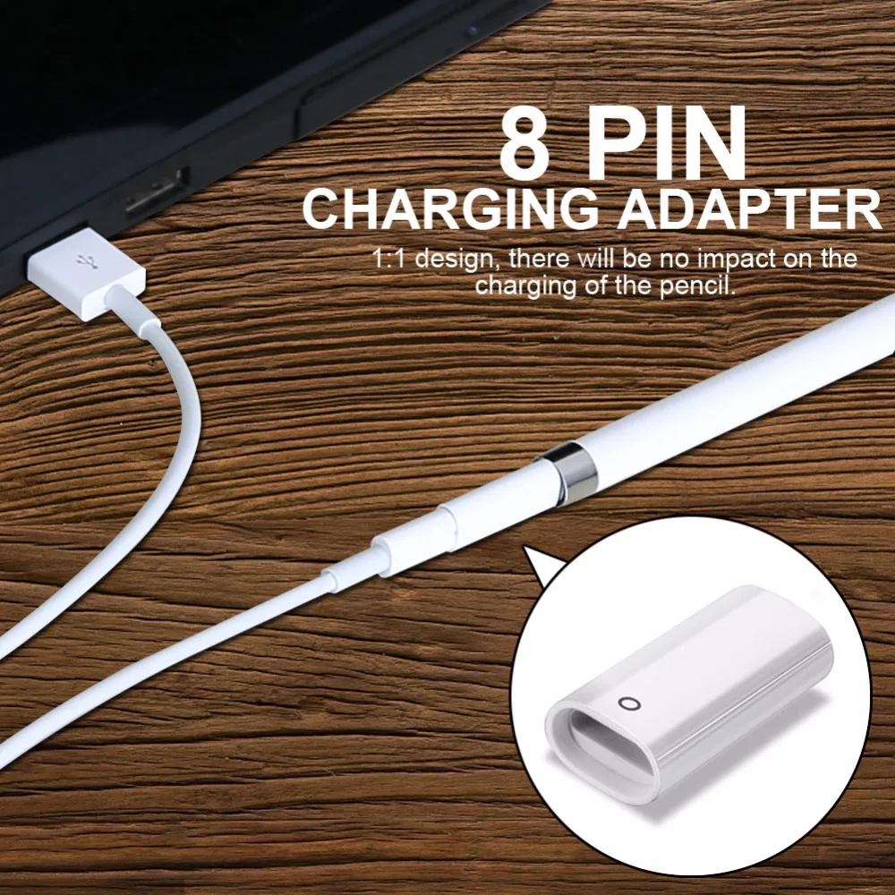 

For Apple Pencil Charging Adapter Connector Female To Female Charge Converter for iPad Pro 10.5 12.5 inch Tablet Touch Pen