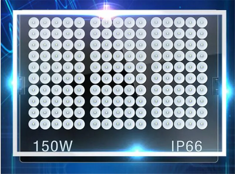 Высокая Мощность Светодиодный прожектор светильник 50W 100W AC 220V Водонепроницаемый IP66 потолочные светильник Foco светодиодный внешний пятно открытый светильник ультра-тонкий