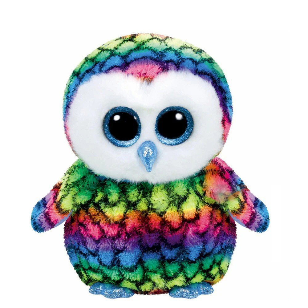 Pyoopeo-Original-6-15cm-Ty-Beanie-Boos-Aria-Owl-Stuffed-Plush-Collectible-Big-Eyes-Doll-Toy