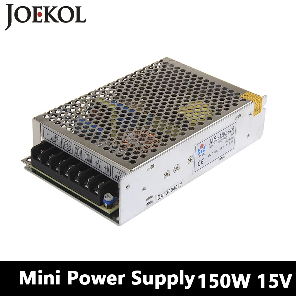 

Mini type switching power supply 150W 15v 10A,Single Output smps power supply for Led driver,AC110V/220V Transformer to DC 15V
