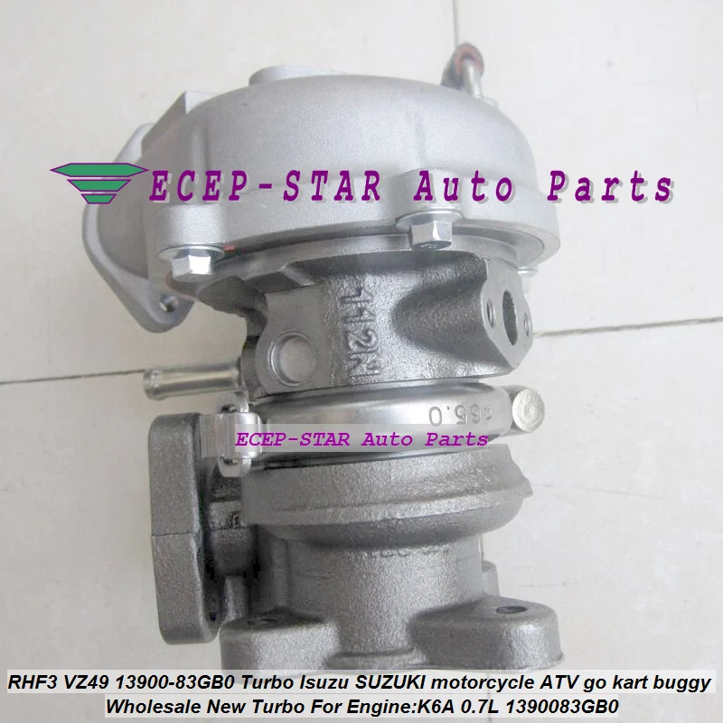 RHF3 VZ49 13900-83GB0 1390083GB0 13900 83GB0 Turbo For Isuzu For SUZUKI motorcycle ATV go kart buggy K6A 0.7L (3)