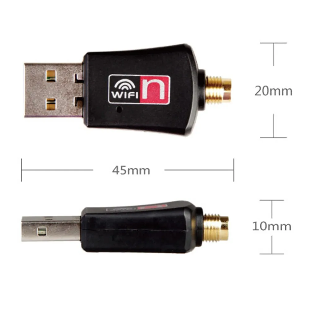 Mini USB Wi Fi Dongle 300 Мбит/с Беспроводной Адаптер 2.4 г 802.11b/G/N локальной сети карты
