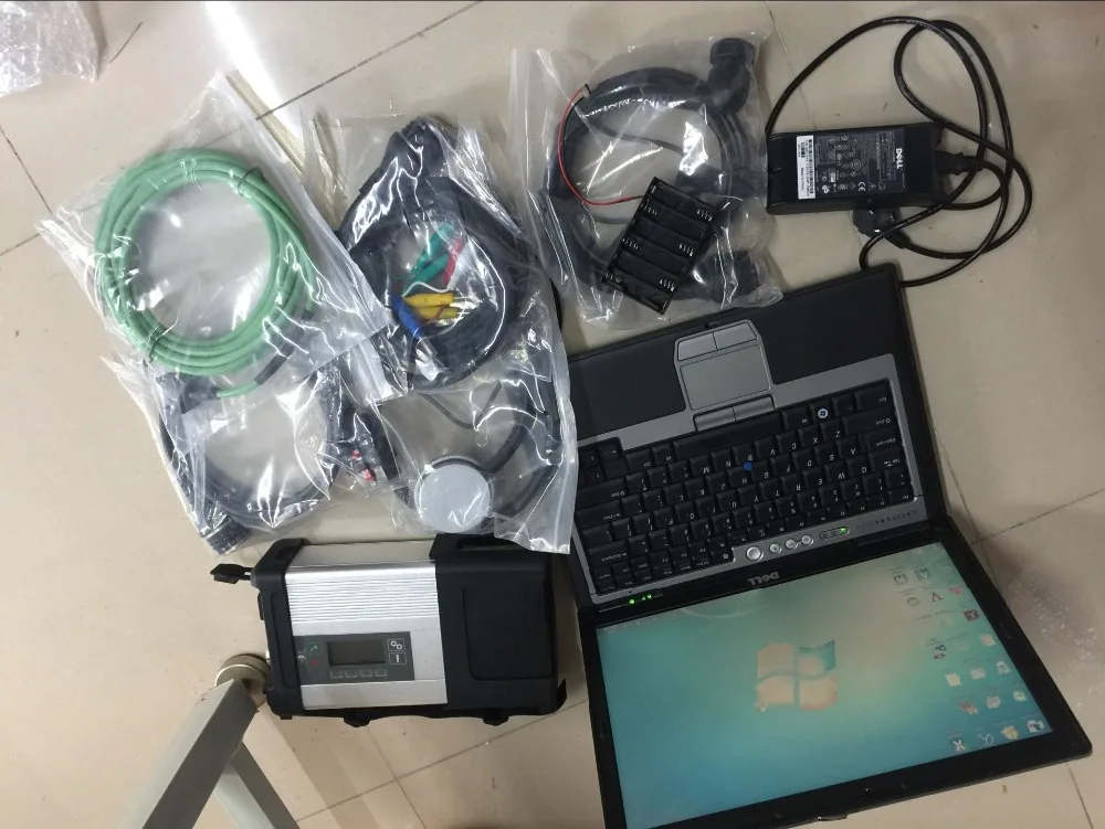 Диагностический сканер mb star c5 с ноутбуком d630 ram 4g hdd 320 ГБ 2020 12 windows 7 готовый к
