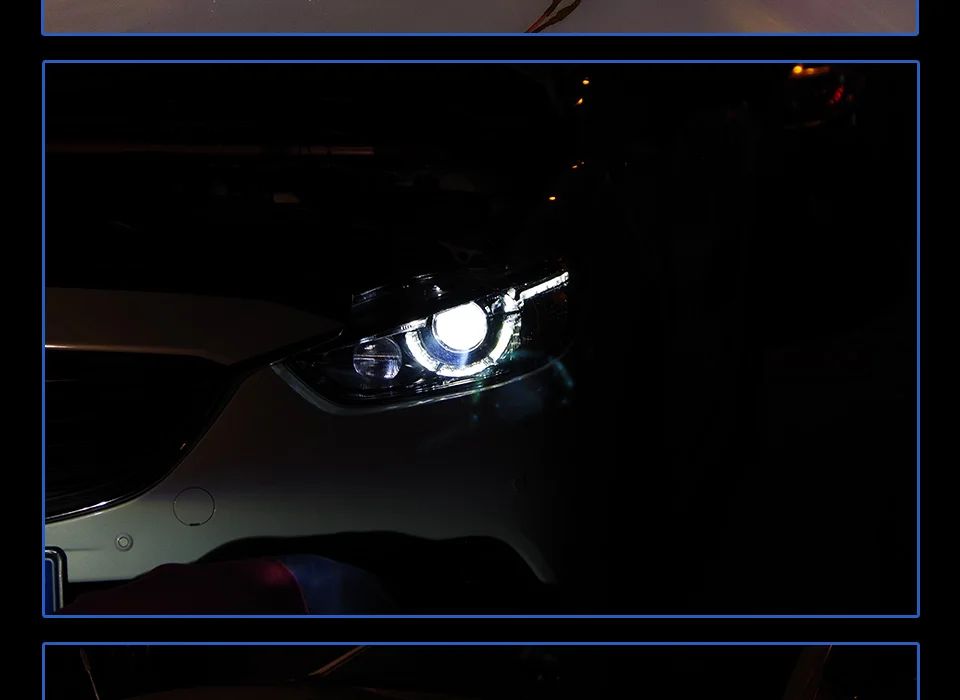 АКД Автомобиль Стайлинг фара для Mazda 6 фара дизайн Mazda 6 atenсветодио дный ZA LED DRL H7 D2H Hid вариант Ангел глаз би ксенон луч