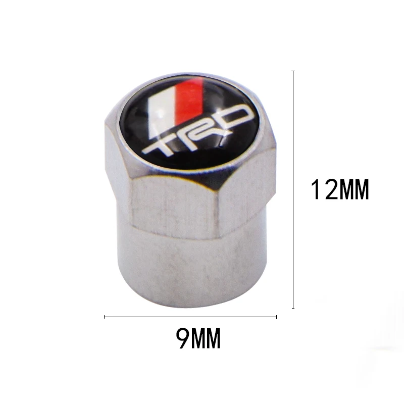 4PCS-set-Auto-Accessories-Wheel-Tire-Parts-Valve-Stem-Caps-Cover-For-Toyota-CROWN-REIZ-TRD (2)