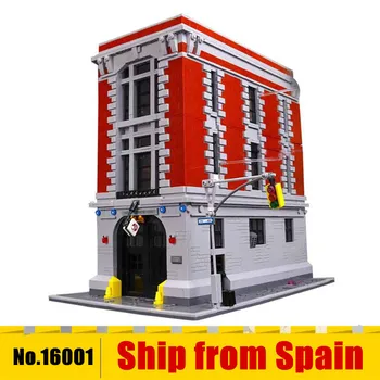 

Movies 16001 Ghostbusters Firehouse Headquarters brinquedos Model set Building block bricks Model Lepinings 75827 Kids Toys gift
