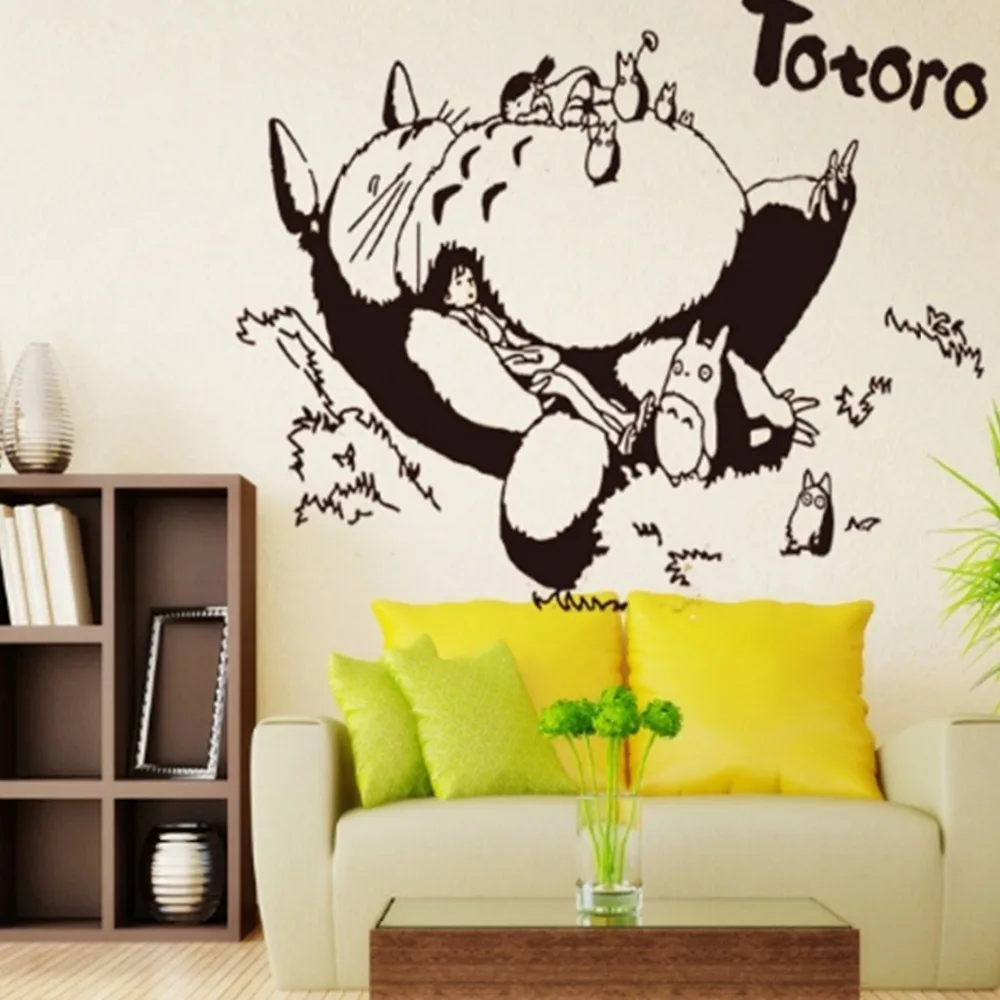 Japanese anime Creative New DIY wall art Miyazaki Totoro wall stickers