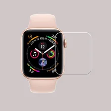 Настоящее 2 шт. закаленное стекло ЖК-экран протектор для Apple Watch серии 4 40 мм Премиум Защита от царапин 9H твердость защитная пленка