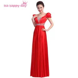 Скромные Вечерние женские вечерние платья модные платья для помолвки Элегантный 2019 Большие размеры Красные атласные платья Китай glamorous