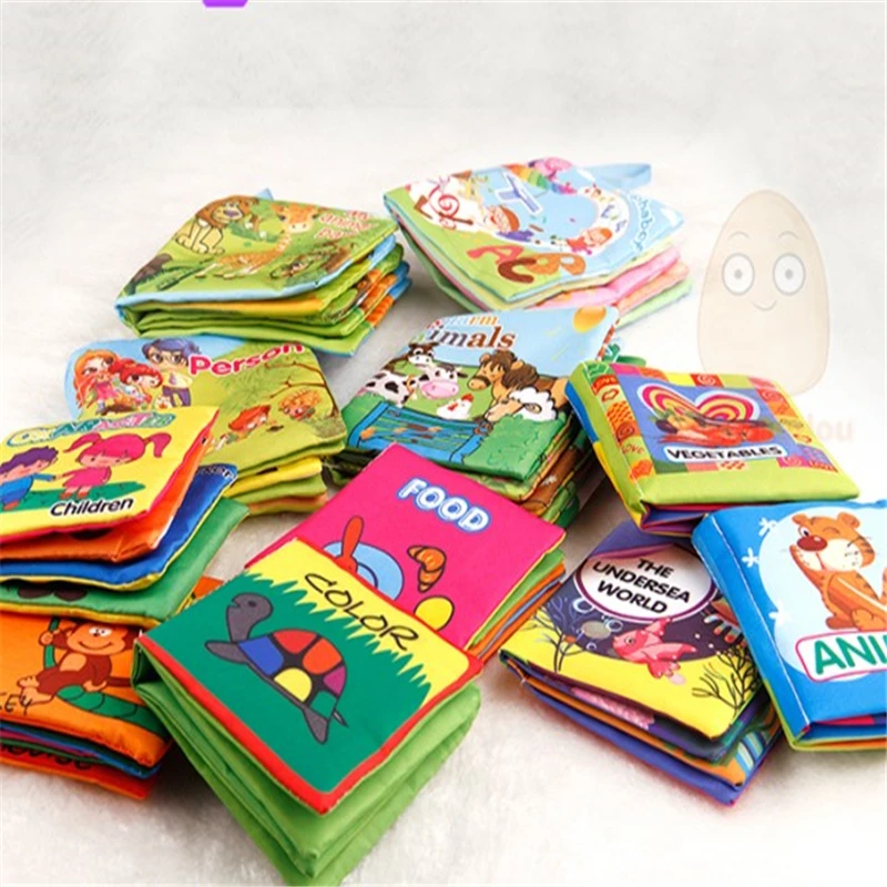 

Baby Rattles Mobiles Toy Soft Animal Cloth Book Newborn Stroller Hanging Toy Early Learning Educate Baby Toys Cloth Book