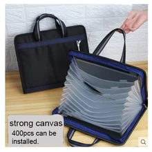 13-Слои Большая Сумка для документов типа «гармошка» A4 Классификация Тесты документы инструмент Бизнес расширяя папки файла объекты файловых систем