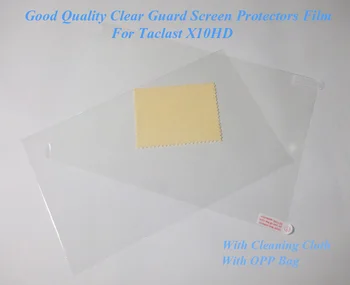 

200PCS/Lot Good Quality HD Clear Screen Protectors For Teclast X10HD Tablet 10 Guard Film --By DHL Fedex