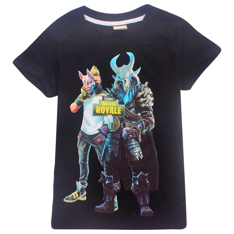 

Children T Shirt Boys Girls Battle Royale Tshirt Clothing Baby Summer T-Shirt Tee 100% Cotton Cartoon Brand Top 10 11 12 year