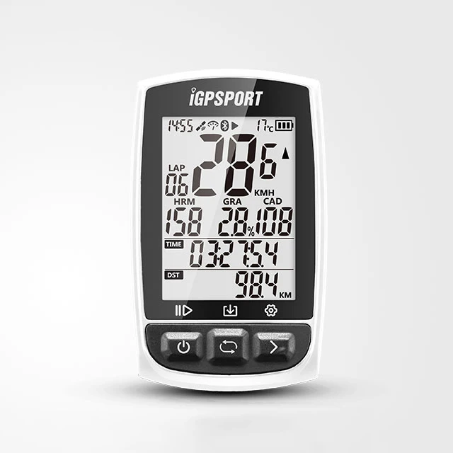 IGPSPORT GPS велосипедный Спортный Компьютер Водонепроницаемый IPX7 ANT+ Беспроводной спидометр велосипедный цифровой секундомер Велоспортный Спидометр - Цвет: IGS50E White