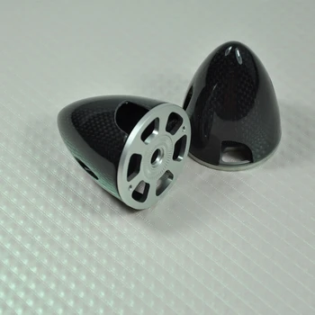 

1 Pair Of 2" Carbon Fiber Spinner CW CCW For Electric RC Airplane Model