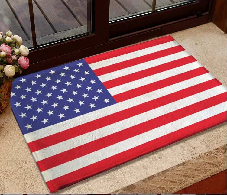 Drop Shipping Entrance Doormat National Usa Flag Memory Foam Entrance Doormat National Usa Flag