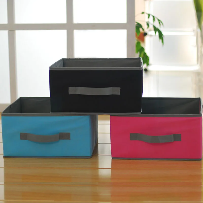 High Quality Clothes Storage Box Book Organizer Fabric