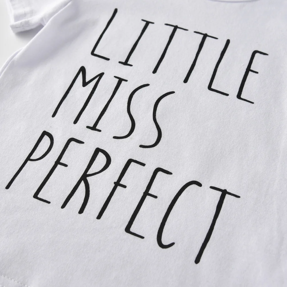 Комплект одежды из 3 предметов для маленьких девочек, футболка с короткими рукавами и надписью для малышей Топы, штаны с принтом воздушных шаров и повязка на голову, комплект одежды