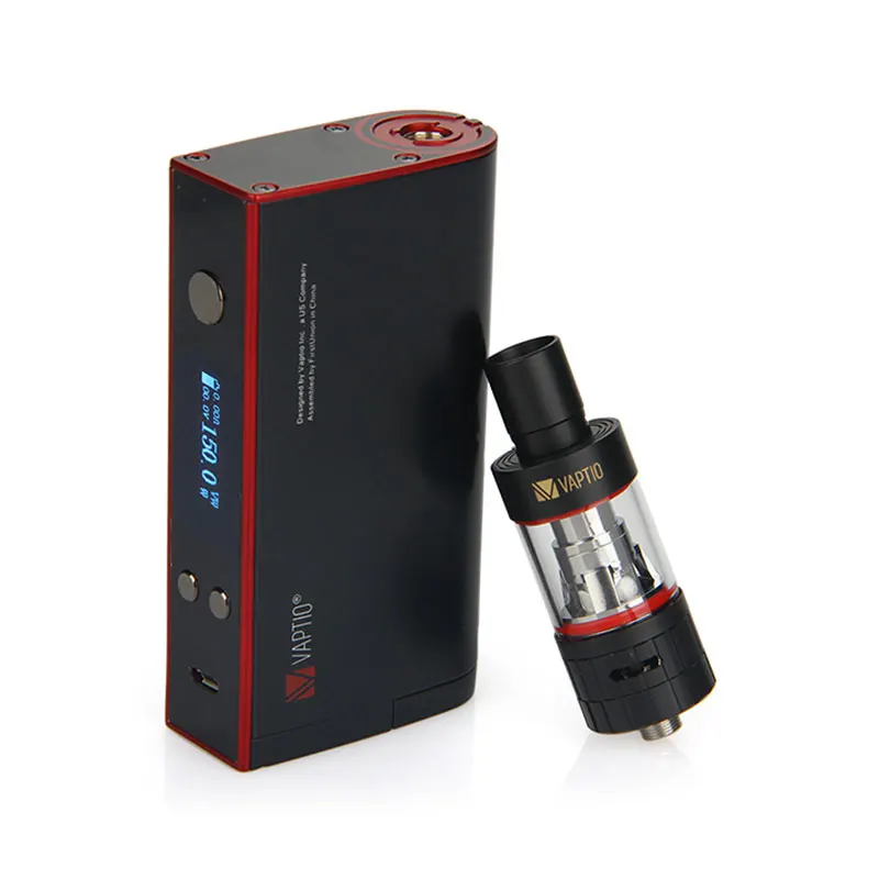 100% Оригинальные vaptio S150 УВД starter kit 150 Вт S150 mod oled-экран Дисплей и 3 мл S150 УВД Tank с occ конструкция катушки