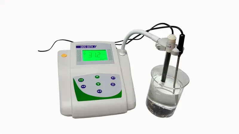 Conductivity Monitor Conductivity meter,electric conductivity rate instrument  LCD display  temperature manual compensation