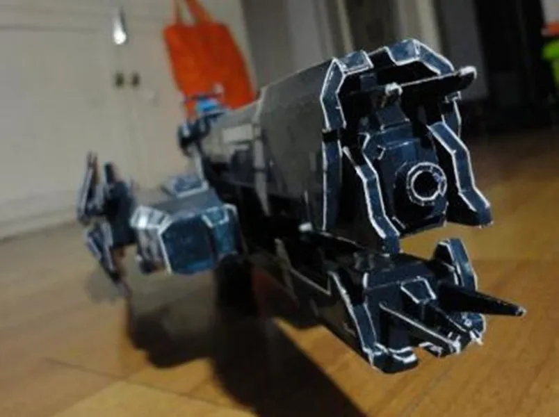 Высококачественный UNSC Halo Super warship Space Battleship 3D набор бумажных моделей|Картонные