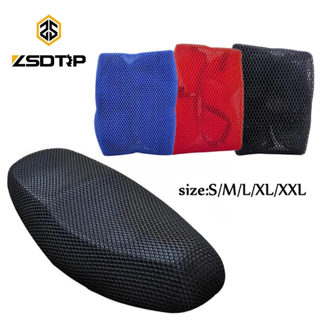 US $6.35 ZSDTRP 3D Sunproof Motorcycle Scooter Bicycle Sunscreen Seat Cover Prevent Sun Pad Heat Insulation 