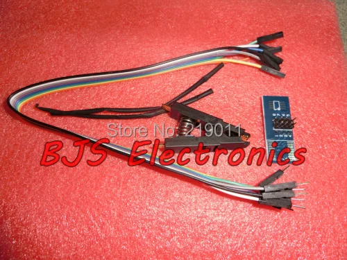 Тестовый зажим для микросхем с золотой иглой SOIC8 SOP8 BIOS 93/25/24 программирования на
