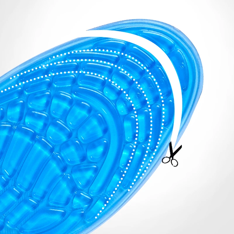 Leyou летние стельки силиконовый массажер для ног стельки гель для ухода за кожей ног стельки для обуви Pad Гель Новинка