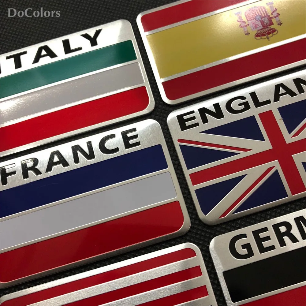 Docolors Auto-Styling Bandiera Nazionale Adesivi Per Jaguar Xf Xj Xjs Xk S-Type Xj8 Xjl Xj6 Xkr Xk8 Xjs X320 X308