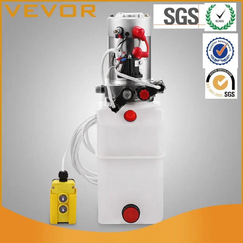 Mophorn 12V Hydraulic Pump Double Acting Hydraulic Power with Remote 6