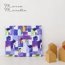 Половина двор корейский импорт однотонной хлопковой ткани с Северной Европы Строительство печати, ручной работы DIY мешок одежды ткани хлопок A838