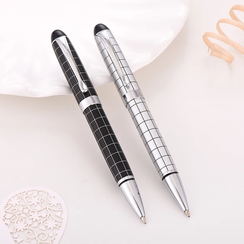 

baoer 415 creative penRotating High Quality Gift Ball Pen Office Signature Writing Metal Ballpoint Writing Smooth Style Luxury