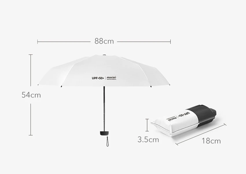 Пять-Складной Карманный Зонт солнцезащитный, защита от ультрафиолетового излучения Для женщин Для мужчин ветрозащитные зонты зонтик дамы мини двойного назначения зонтик моточехол для защиты от дождя Защита от солнца